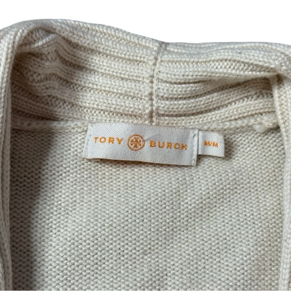 Tory Burch Bruna Merino Wool Open Cardigan size M